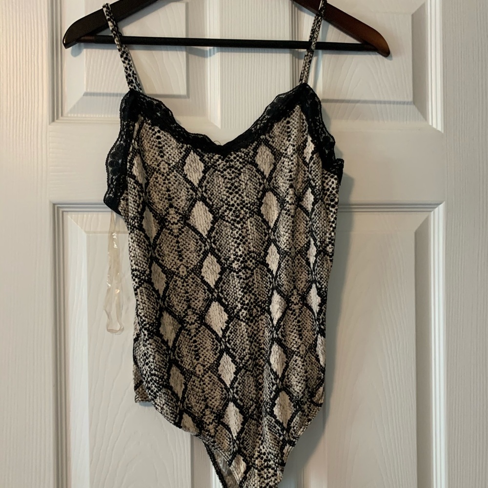 Animal print onesie